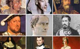 Relembre 9 reis e imperadores que marcaram a História