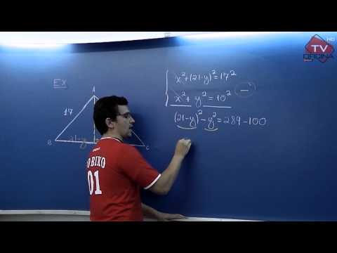 Dica de matemática – altura do triângulo