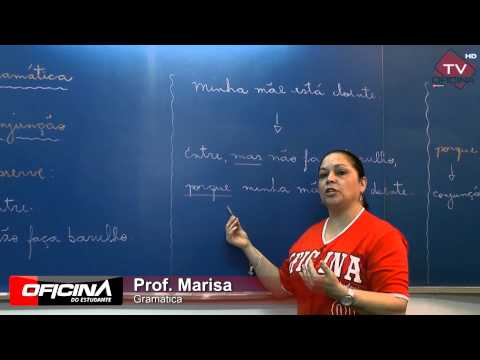 Videoaula Gramática – Conjunção