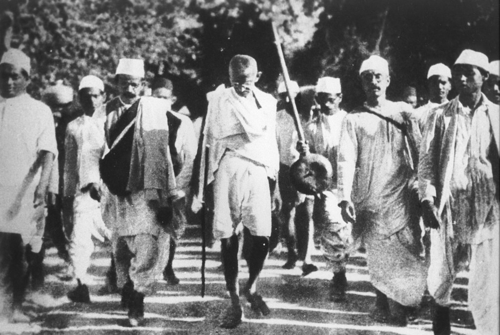 Marcha do Sal, Gandhi
