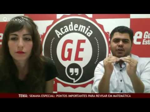 Semana especial Revisão para vestibular e Enem – Matemática