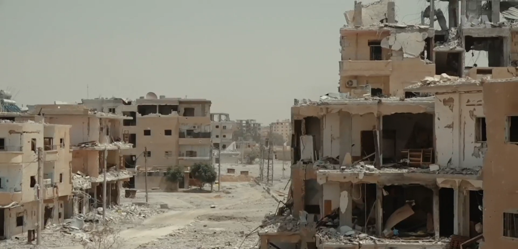 A cidade de Raqqa, na Síria, sofreu um grande impacto durante a guerra no país, quando chegou a ser controlada pelo Estado Islâmico