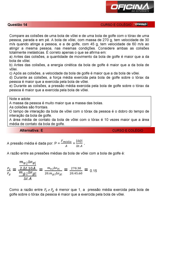 Fuvest 2013: Correção Da Questão 14 D... | Guia Do Estudante