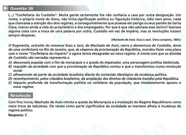 Unesp 2011: Questão 36 – Primeira fase
