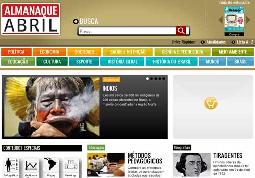 Almanaque Abril lança versão online