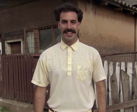 Borat, o segundo melhor jornalista do Casaquistão.