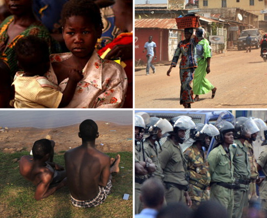 Os países ilustrados nas fotos a seguir possuem os piores Índices de Desenvolvimento Humano (IDH). Todos encontram-se na África. Os países ilustrados nas fotos a seguir possuem os piores Índices de Desenvolvimento Humano (IDH). Todos encontram-se na África.