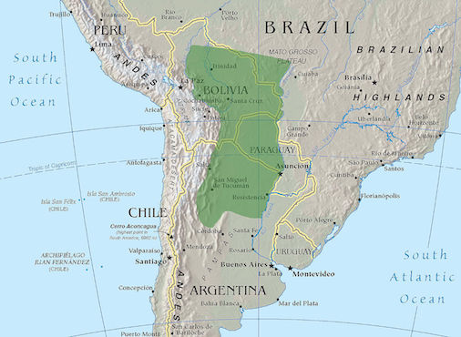 O Chaco é um grande pedaço de terra que se estende dos andes bolivianos ao pantanal brasileiro. Dependendo da época do ano, o terreno é pantanoso ou desértico. Por esse motivo, em 1935, a região não era lá grandes coisas em termos de atividade econômica. (Foto: Creative Commons)