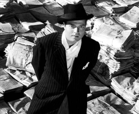 Charles Foster Kane é o famoso jornalista e empresário do filme Cidadão Kane.