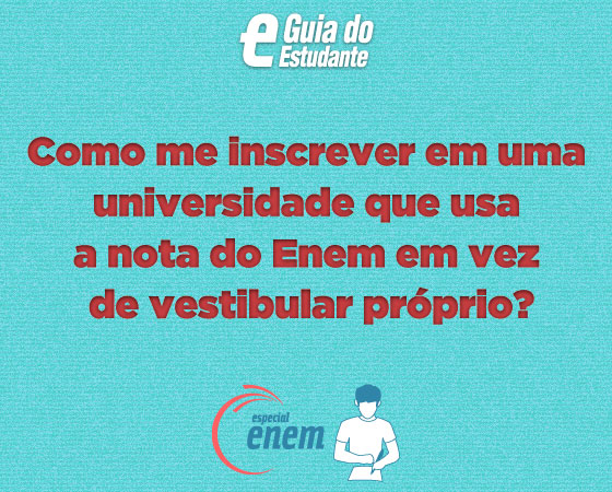 Você deve fazer o seu cadastro no Sisu, que ocorre duas vezes ao ano. Neste sistema unificado, os candidatos com as maiores notas do Enem são selecionados para as vagas oferecidas pelas universidades.