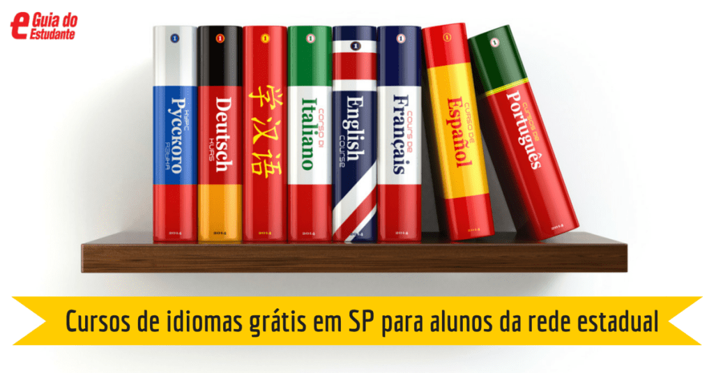 Rede estadual de SP recebe inscrições para sete cursos gratuitos de idiomas