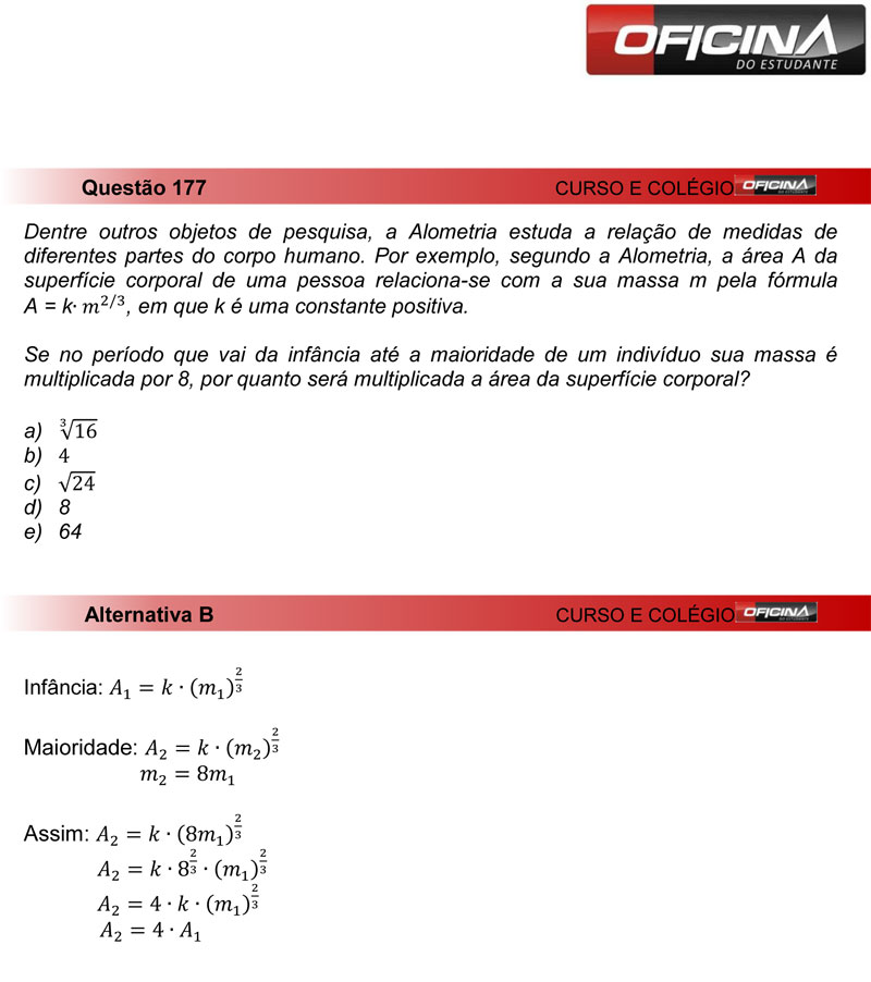 Enem 2012: correção da questão 177