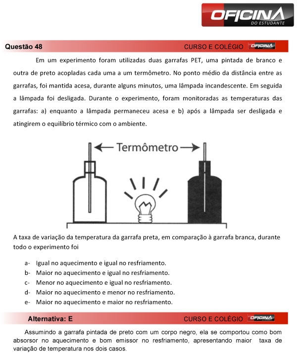 Enem 2013 – Correção da questão 48 – Ciências da Natureza