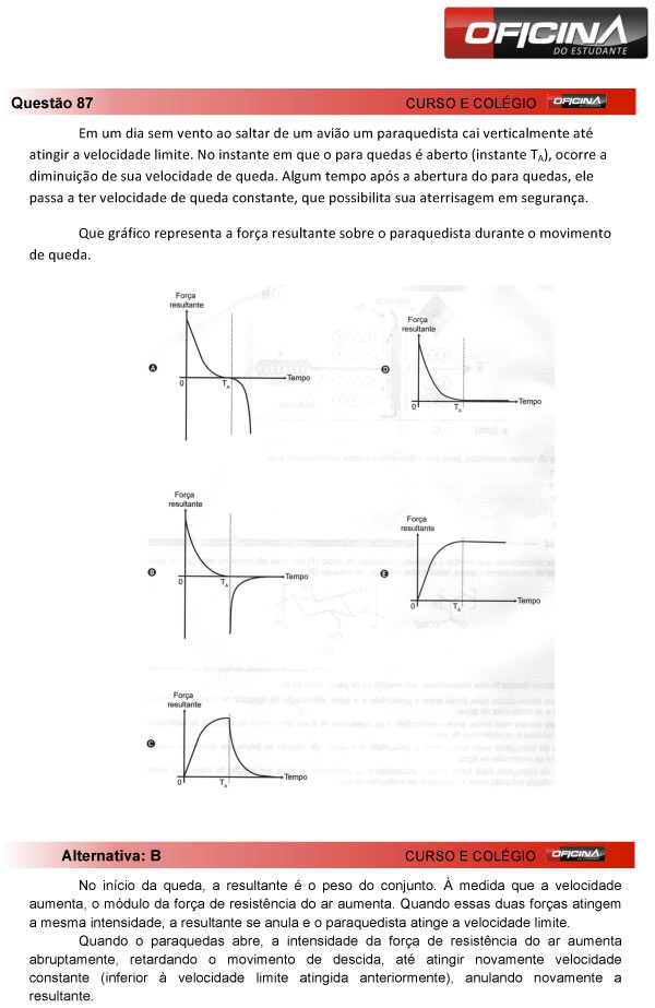 Enem 2013 – Correção da questão 87 – Ciências da Natureza