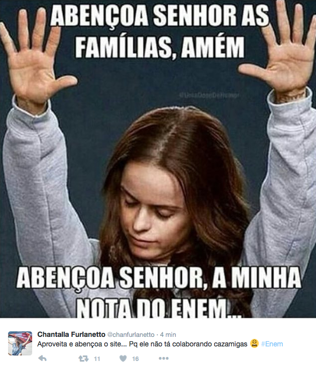 Ficou ansioso pela nota do Enem? As redes sociais também! Enquanto o MEC não divulgava o resultado, piadas e memes tomaram conta da internet (foto: reprodução)