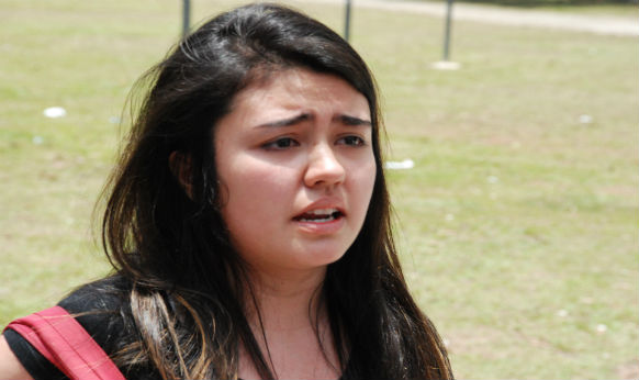 Patrícia Midori, que pensou que a prova começava às 14h e acabou perdendo o exame Patrícia Midori, que pensou que a prova começava às 14h e acabou perdendo o exame