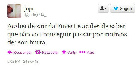 Estudantes comentam na rede social sobre dificuldade da prova. Primeira fase da Fuvest foi aplicada neste domingo (24) Estudantes comentam na rede social sobre dificuldade da prova. Primeira fase da Fuvest foi aplicada neste domingo (24)