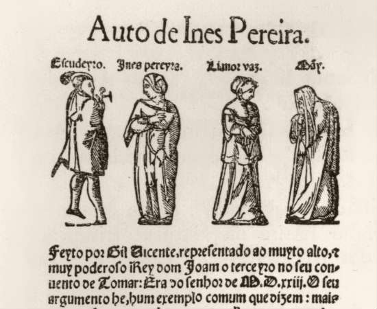 O Humanismo e o Trovadorismo foram os primeiros movimentos literários portugueses, e por isso são estudados no Brasil. Gil Vicente, autor português, foi o grande representante do Humanismo, com seus textos divertidos e críticos à sociedade; no Trovadorismo, predominavam as cantigas de amor e as novelas de cavalaria. <br>Foto: Wikicommons O Humanismo e o Trovadorismo foram os primeiros movimentos literários portugueses, e por isso são estudados no Brasil. Gil Vicente, autor português, foi o grande representante do Humanismo, com seus textos divertidos e críticos à sociedade; no Trovadorismo, predominavam as cantigas de amor e as novelas de cavalaria. <br>Foto: Wikicommons