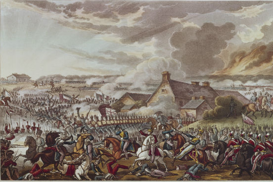 Napoleão chegou a vencer tropas prussianas na Bélgica, mas dois dias depois foi derrotado definitivamente em Waterloo. Chegava ao fim não só o Governo dos Cem Dias, mas também toda a Era Napoleônica. (Imagem: Hulton Archive/Getty Images) Napoleão chegou a vencer tropas prussianas na Bélgica, mas dois dias depois foi derrotado definitivamente em Waterloo. Chegava ao fim não só o Governo dos Cem Dias, mas também toda a Era Napoleônica. (Imagem: Hulton Archive/Getty Images)
