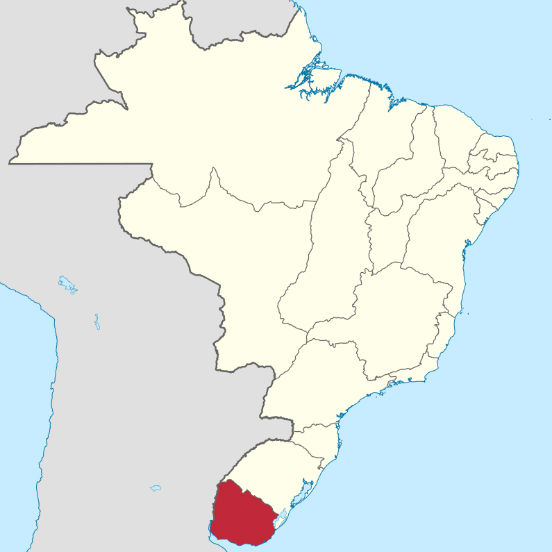 Desde 1680, a região da Província Cisplatina era disputada pelas coroas de Portugal e Espanha. Sua localização, considerada estratégica, proporcionava grande domínio sobre a navegação em todo o rio da Prata, bem como acesso aos rios Paraná e Paraguai. (Imagem: Wikimedia Commons)