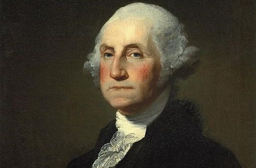 O primeiro presidente da nova nação foi George Washington, que tinha sido o comandante do exército continental durante a rebelião. Washington governou por dois mandatos, entre 1789 e 1797. (Foto: Wikimedia Commons)