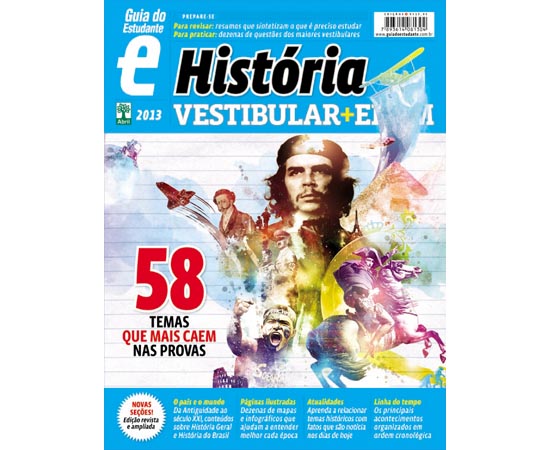 GUIA DO ESTUDANTE (VESTIBULAR + ENEM) HISTÓRIA 2013 - Preparado com a consultoria de professores e especialistas, este guia conta com dezenas de linhas do tempo que facilitam a memorização dos acontecimentos históricos, além de muitos infográficos e mapas que ajudam a entender melhor os temas estudados. Aqui o estudante encontra todas as informações essenciais sobre a história do Brasil e do mundo, da Antiguidade até o século 21. GUIA DO ESTUDANTE (VESTIBULAR + ENEM) HISTÓRIA 2013 - Preparado com a consultoria de professores e especialistas, este guia conta com dezenas de linhas do tempo que facilitam a memorização dos acontecimentos históricos, além de muitos infográficos e mapas que ajudam a entender melhor os temas estudados. Aqui o estudante encontra todas as informações essenciais sobre a história do Brasil e do mundo, da Antiguidade até o século 21.
