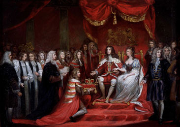 REVOLUÇÃO INGLESA (1640 - 1689): Série de transformações políticas e sociais ocorridas durante o período da Inglaterra que culminaram com o fim do poder absoluto dos reis e o fortalecimento do parlamentarismo.
