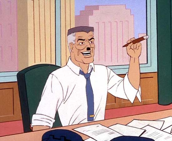 J. Jonah Jameson é o chefe do Clarim Diário, jornal em que Peter Parker (Homem-Aranha) trabalha.