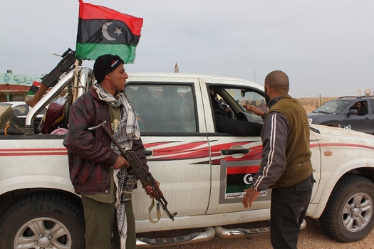 Gaddafi foi caputurado e morto por rebeldes em outubro de 2011.