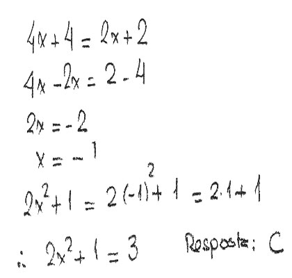 Matemática – Equação de primeiro grau 1