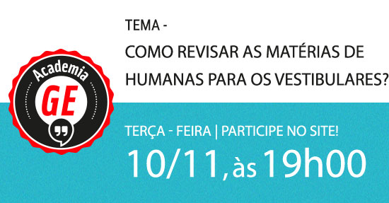 Guia do Estudante realiza hangout sobre como revisar as matérias de humanas para os vestibulares
