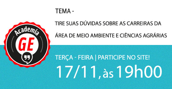 Guia do Estudante realiza hangout sobre as carreiras de Meio Ambiente e Ciências Agrárias