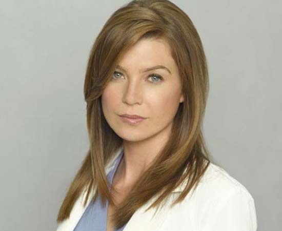 Dra. Meredith Grey da série Greys Anatomy.