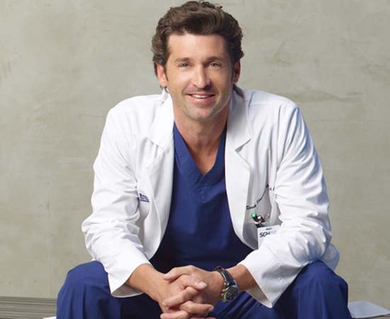Dr. Derek Shepherd da série Greys Anatomy.