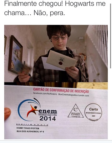 A internet não perdoa! O Enem está acontecendo neste fim de semana (8 e 9 de novembro) e já é tema de muitas imagens divertidas. A internet não perdoa! O Enem está acontecendo neste fim de semana (8 e 9 de novembro) e já é tema de muitas imagens divertidas.