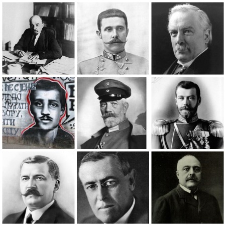 Este mês, a Primeira Guerra Mundial completou 100 anos. Iniciado no dia 1º de agosto de 1914, o conflito se estendeu até 11 de novembro de 1918 e provocou grandes mudanças no continente europeu  e em todo o mundo. Saiba quais são as principais figuras da guerra.