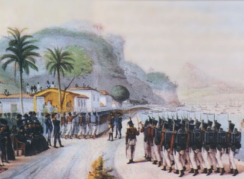Em 1825, o governo tomou os bens de portugueses que ainda contestavam a Independência. Os opositores foram intimados a deixar o país.