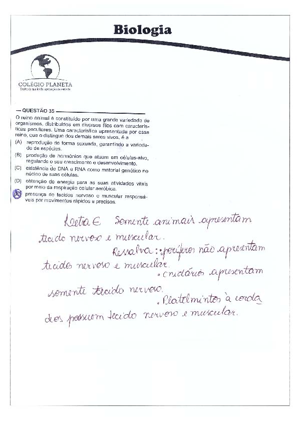 UFG 2011: Questão 35 – Primeira fase – prova tipo 3