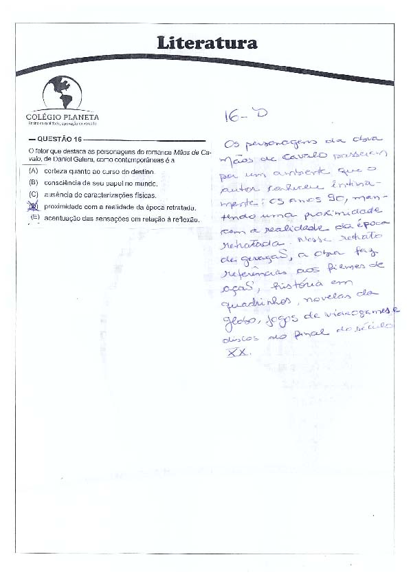 UFG 2011: Questão 16 – Primeira fase – prova tipo 3
