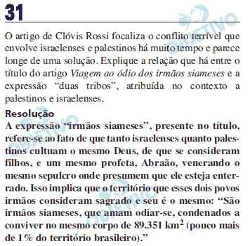 Unesp 2011/2 – segunda fase: Questão 31