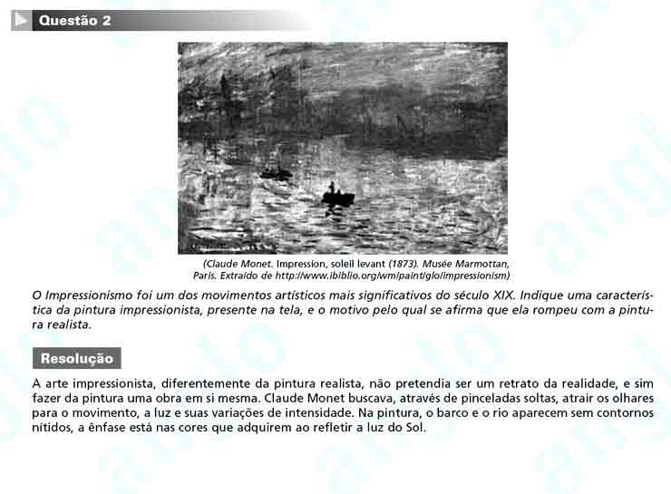 Unesp 2011 – segunda fase: Questão 2 – Ciências Humanas