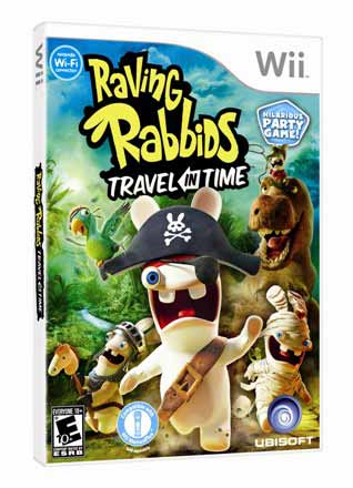 Raving Rabbids Travel in Time, para Wii, leva o jogador a uma viagem pela história