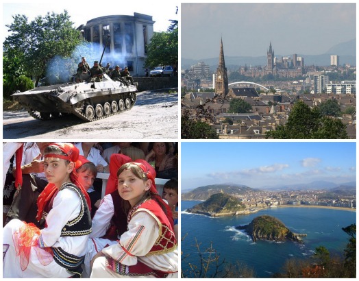 Em um referendo realizado em setembro de 2014, a Escócia disse não e declarou que fica no Reino Unido. Mas foi por pouco. Se o país tivesse optado pela separação, poderia ter dado um gás a mais em outras tendências separatistas. Veja 10 áreas em que o movimento pela independência é forte. (Foto: Wikimedia Commons) Em um referendo realizado em setembro de 2014, a Escócia disse não e declarou que fica no Reino Unido. Mas foi por pouco. Se o país tivesse optado pela separação, poderia ter dado um gás a mais em outras tendências separatistas. Veja 10 áreas em que o movimento pela independência é forte. (Foto: Wikimedia Commons)