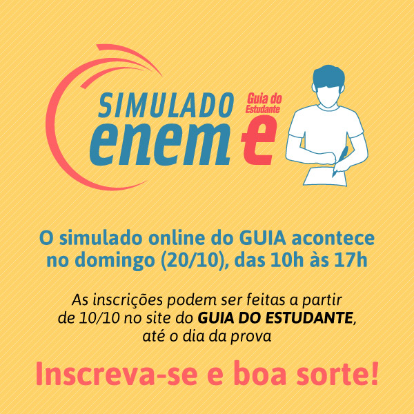 GUIA DO ESTUDANTE realiza simulado online para o Enem