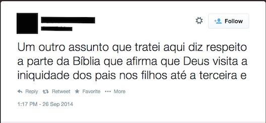 Para facilitar sua vida, segue um macete: quando a dúvida surgir, substitua a palavra em questão por uma palavra masculina. Se o a virar ao, há crase. No exemplo acima, podemos substituir parte por trecho. Dessa forma, a frase ficaria: ... diz respeito ao trecho da Bíblia...". Logo, o autor deveria ter colocado a crase em "à parte". Para facilitar sua vida, segue um macete: quando a dúvida surgir, substitua a palavra em questão por uma palavra masculina. Se o a virar ao, há crase. No exemplo acima, podemos substituir parte por trecho. Dessa forma, a frase ficaria: ... diz respeito ao trecho da Bíblia...". Logo, o autor deveria ter colocado a crase em "à parte".