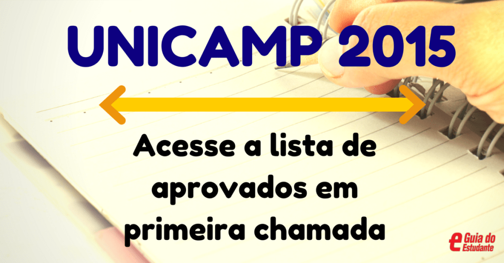 Unicamp divulga lista de aprovados no vestibular 2015