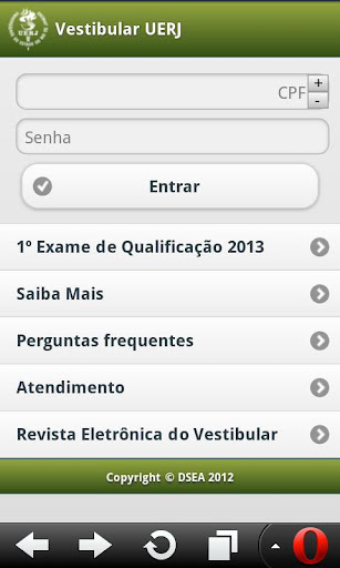 Uerj lança aplicativo para Android com informações sobre o vestibular 2013