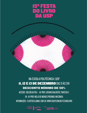 Festa do Livro da USP acontece entre os dias 11 e 13 de dezembro