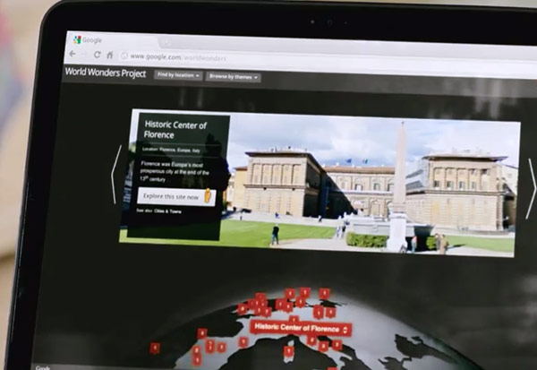 Conheça as maravilhas do mundo com o Google