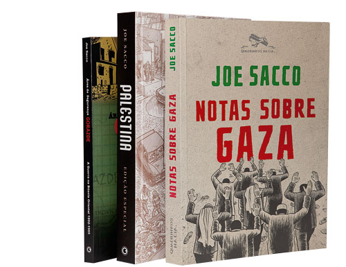 HQs de Joe Sacco contam alguns dos principais conflitos do mundo contemporâneo